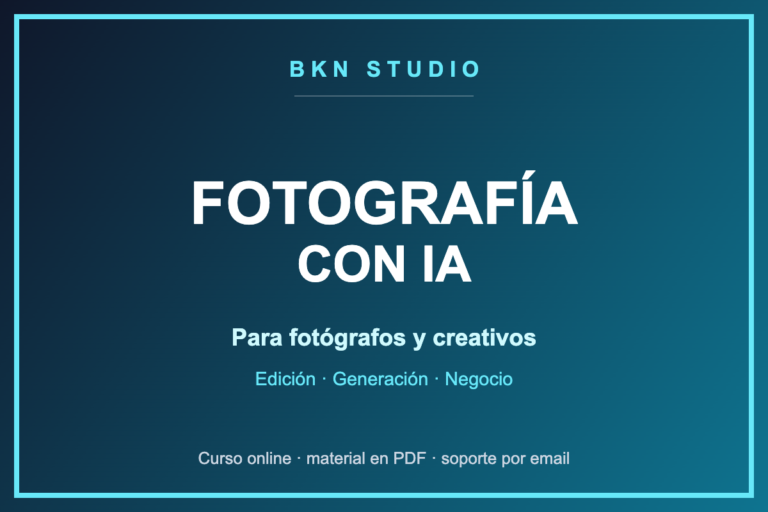 Fotografía con IA: Edición, Generación y Negocio