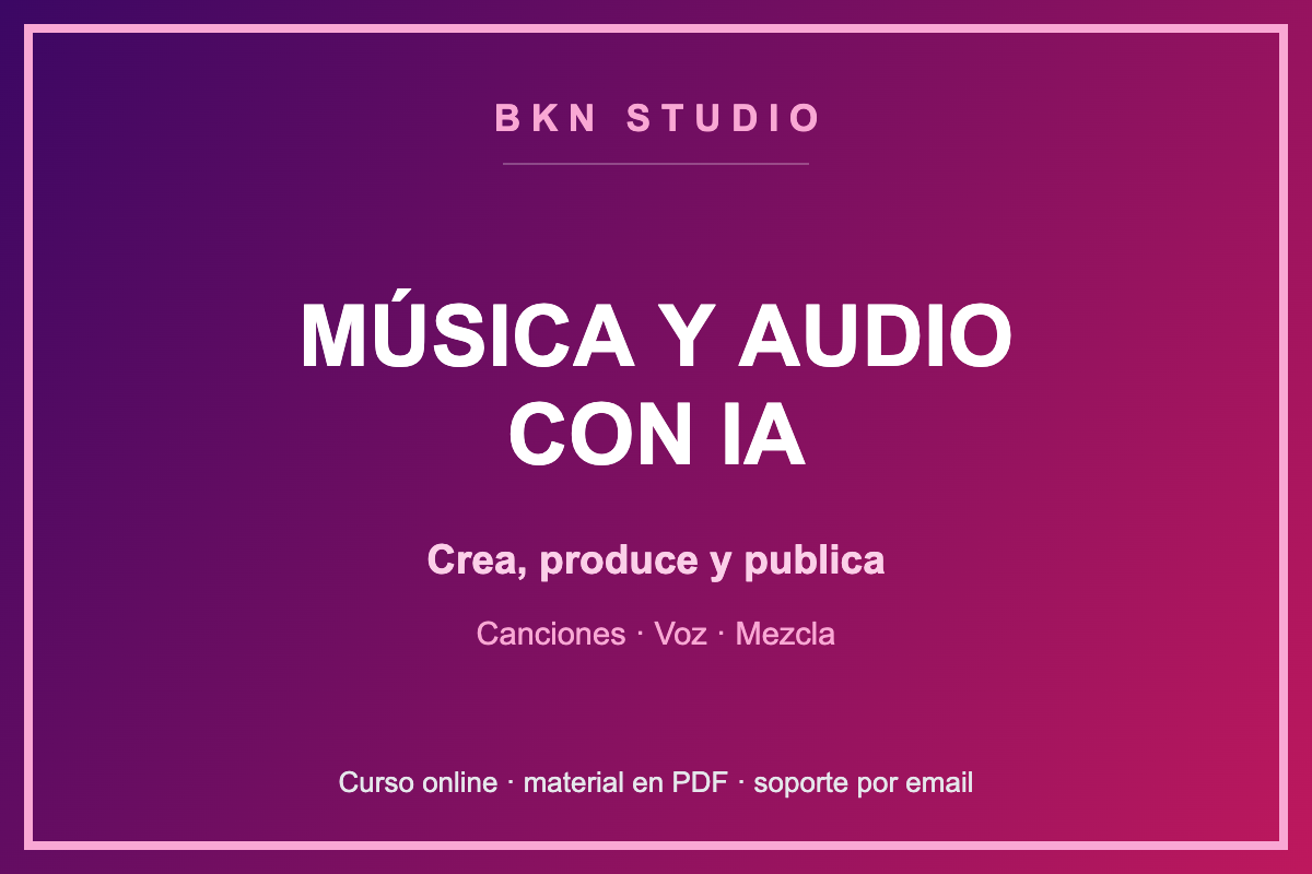 Música y Producción de Audio con IA