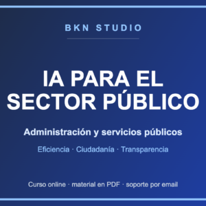 IA para el Sector Público y la Administración