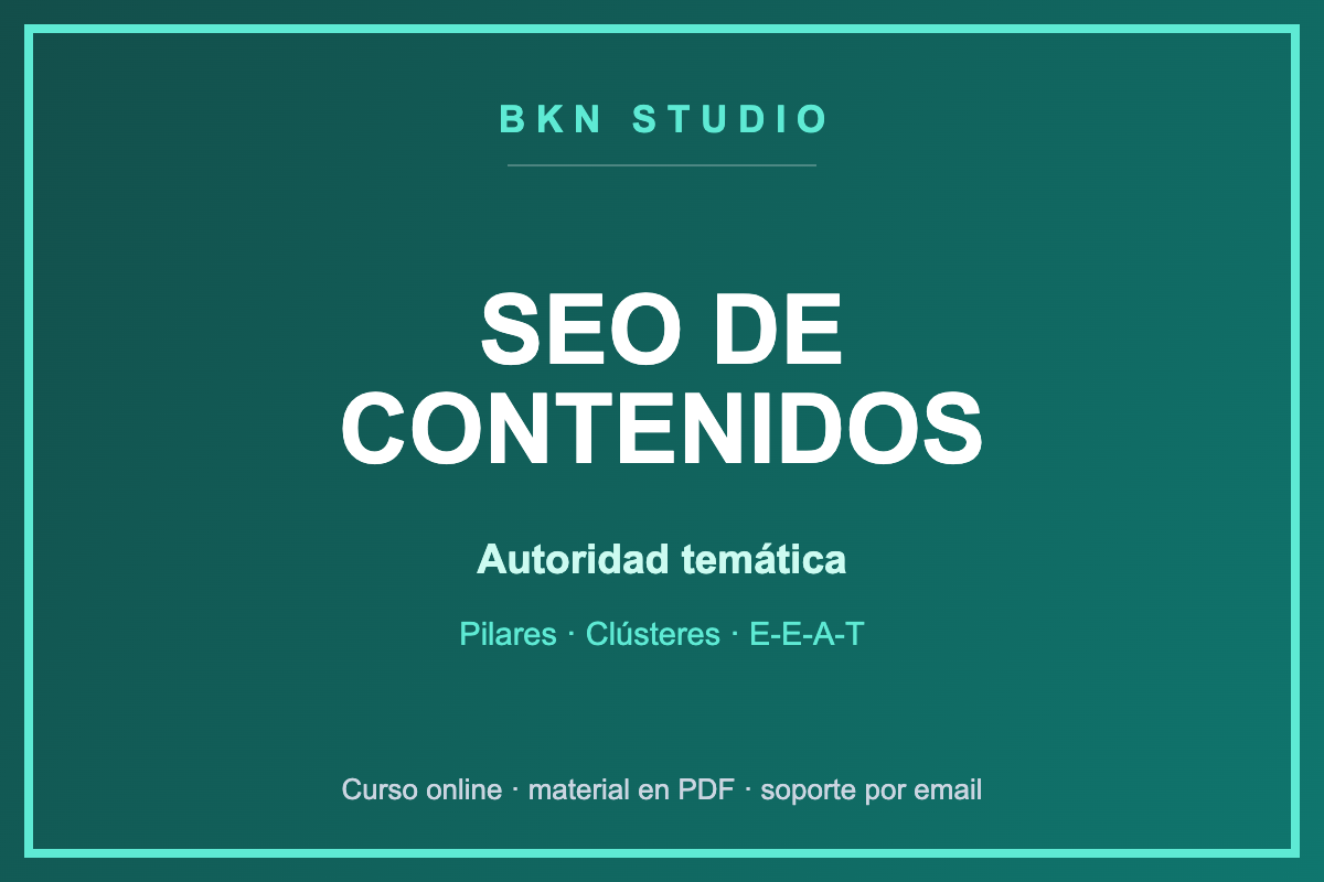 SEO de Contenidos y Autoridad Temática